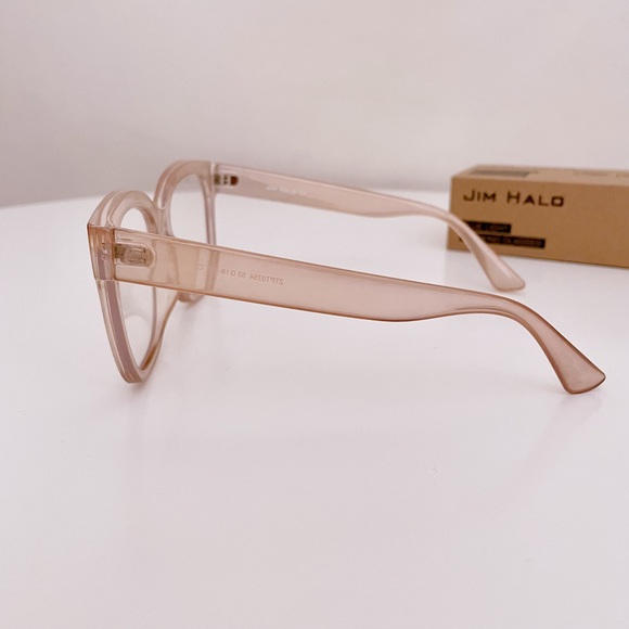 JIM HALO Oversized Square Computer Glasses Blue Light Blocker Glasses - Picture 6 of 10